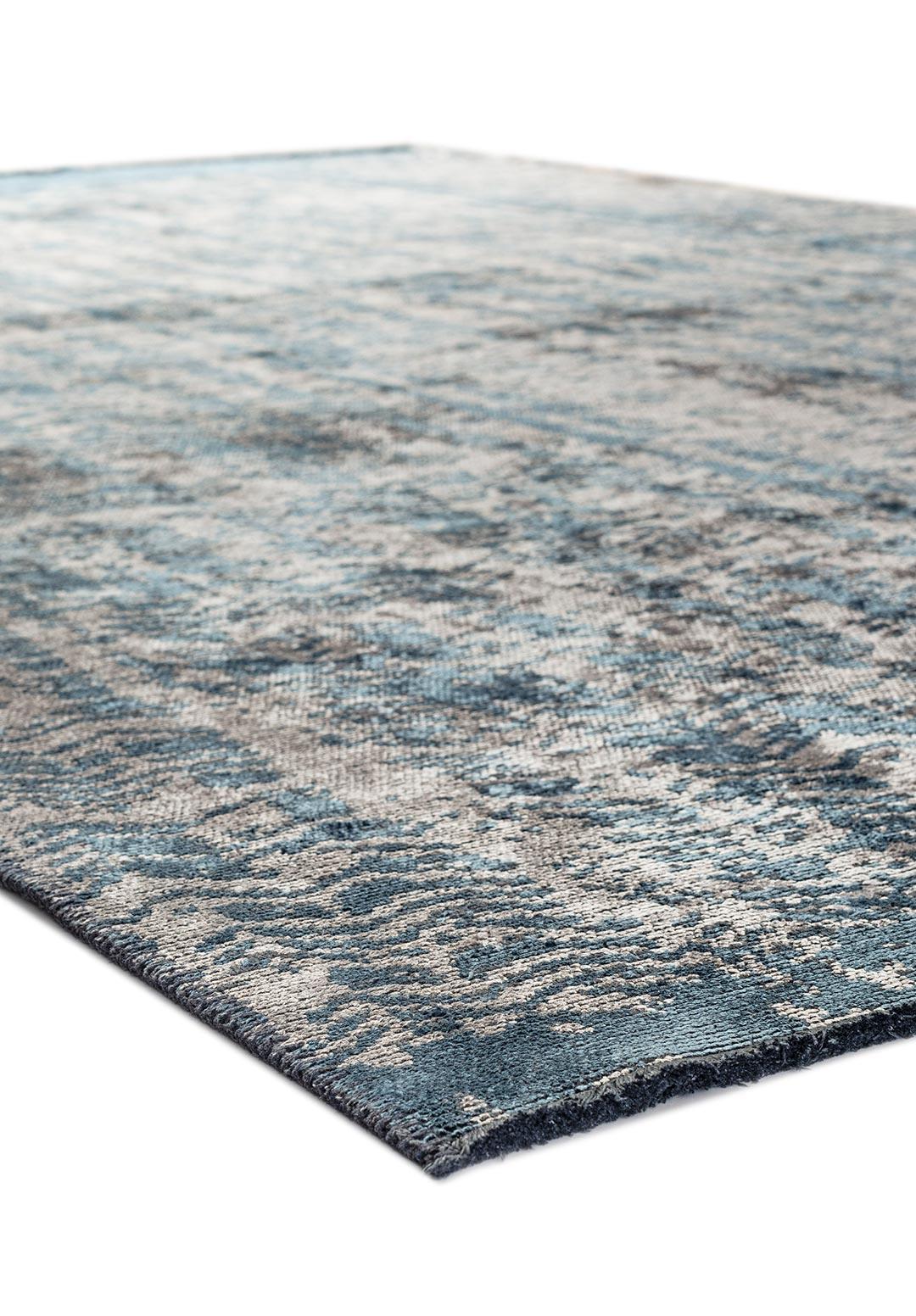 TERAMO LIGHT GREY - BLUE RUG