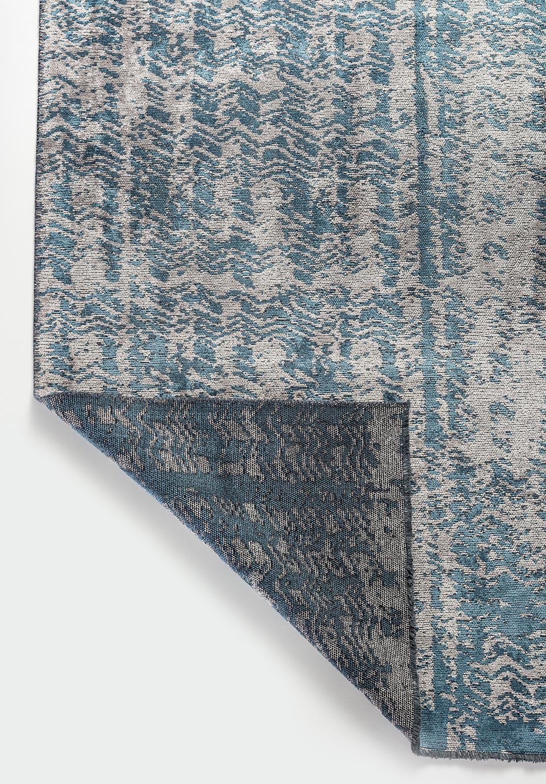TERAMO LIGHT GREY - BLUE RUG