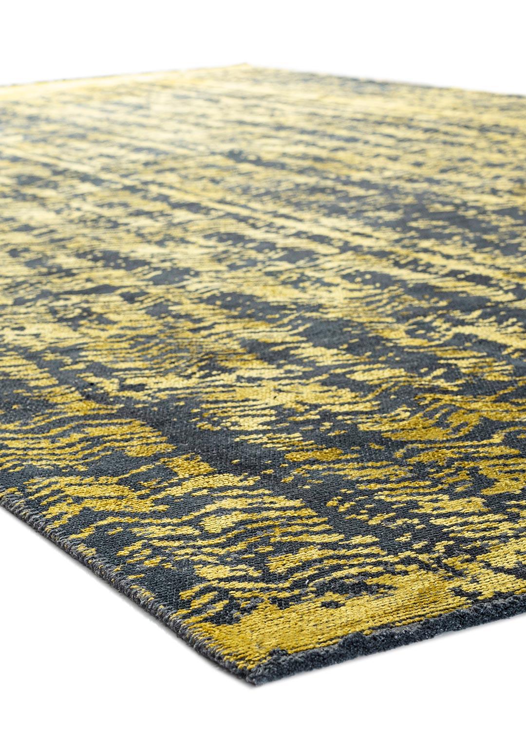 TERAMO MATTE BLACK - YELLOW RUG