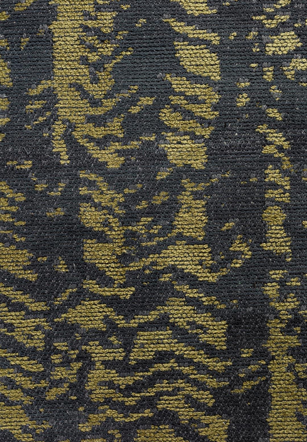 TERAMO MATTE BLACK - GREEN RUG