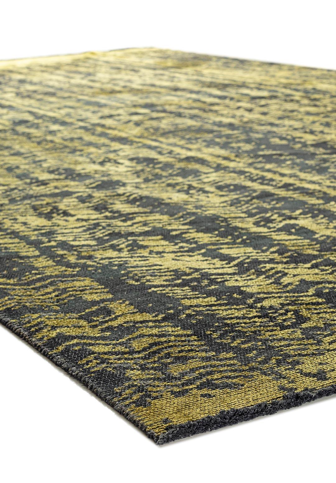 TERAMO MATTE BLACK - GREEN RUG