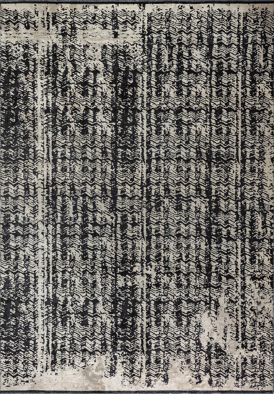 TERAMO BLACK - BEIGE RUG