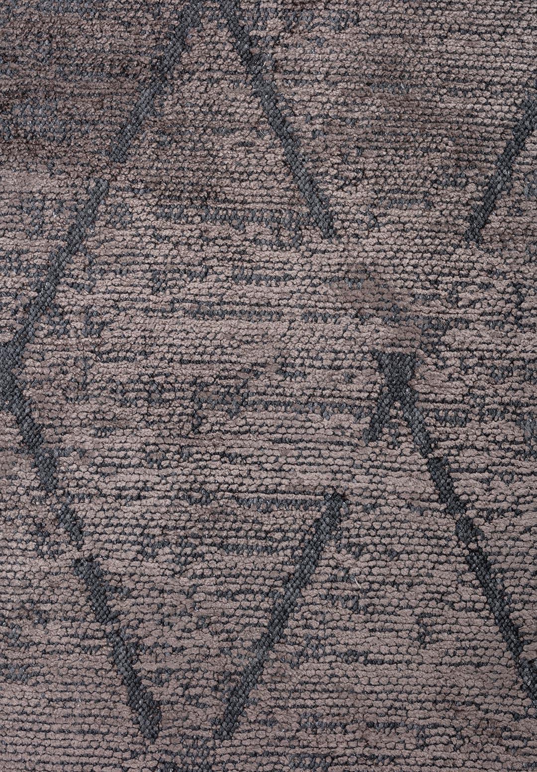 DIAMOND DARK GREY RUG