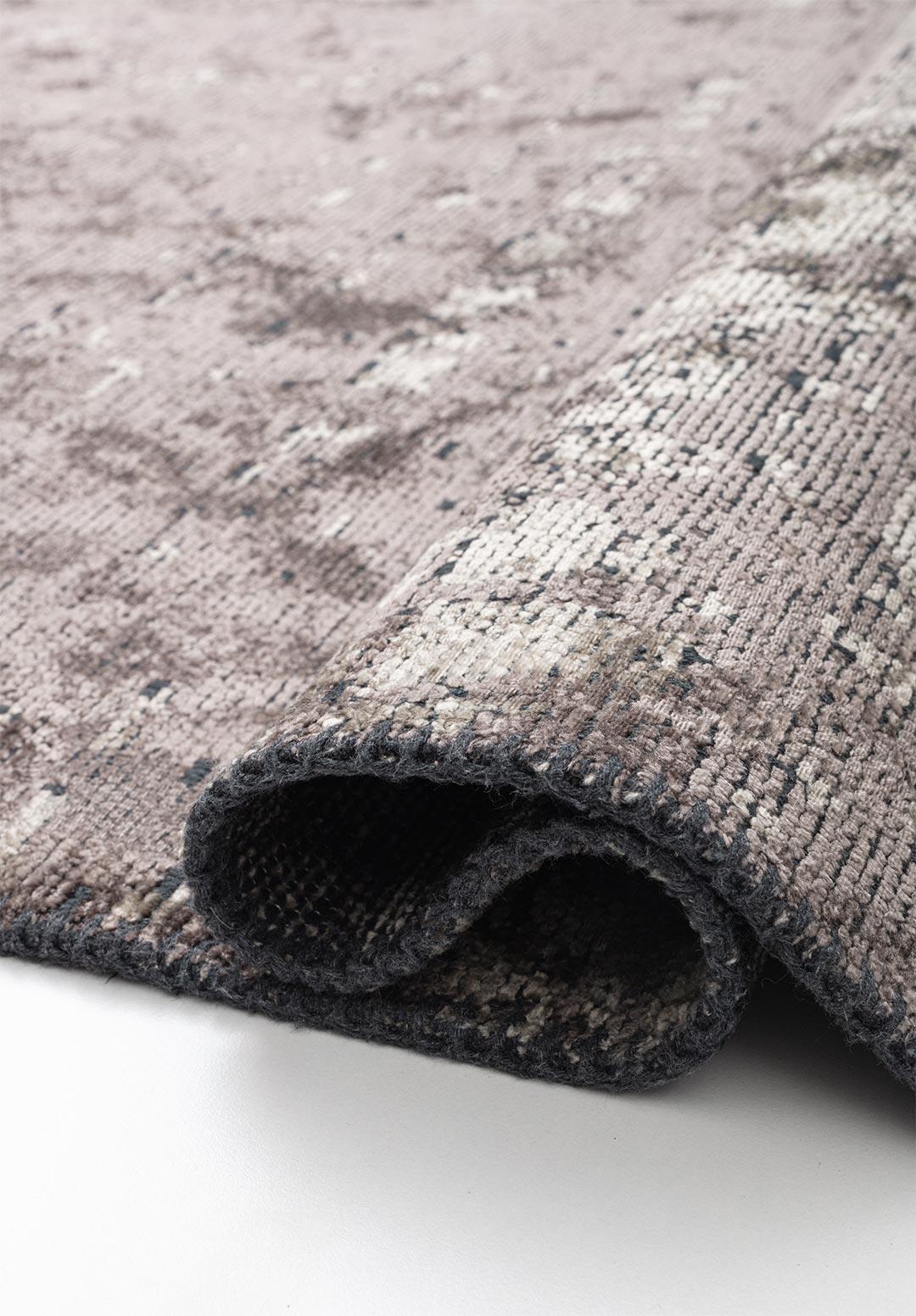 RAIN DARK GREY - CREAM RUG