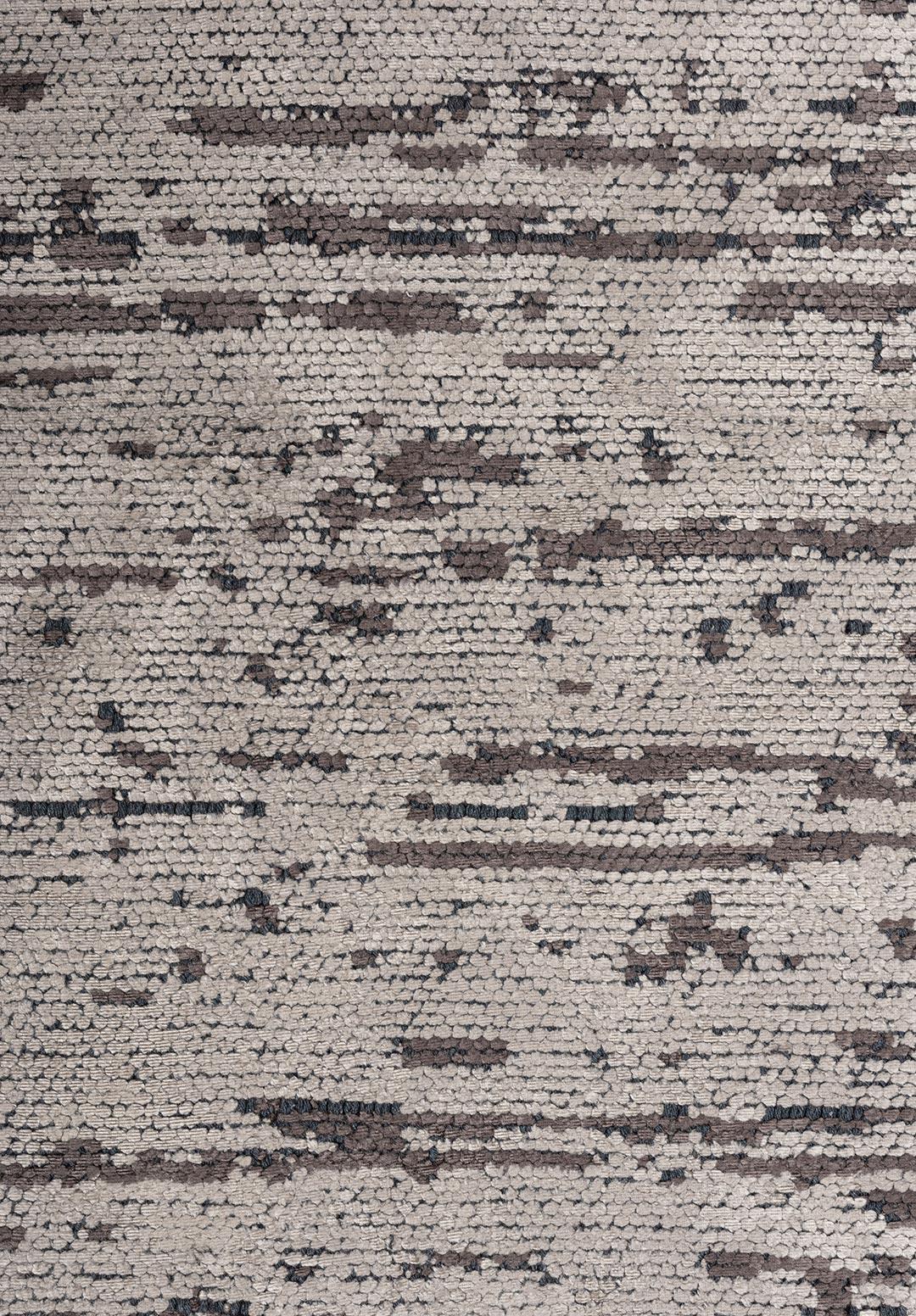 WIND DARK MINK - CREAM RUG