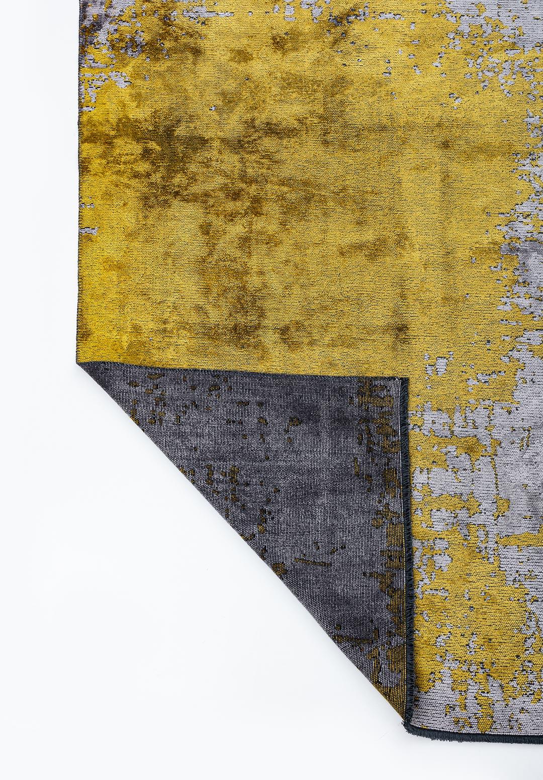 PAINT YELLOW - LIGHT GREY RUG