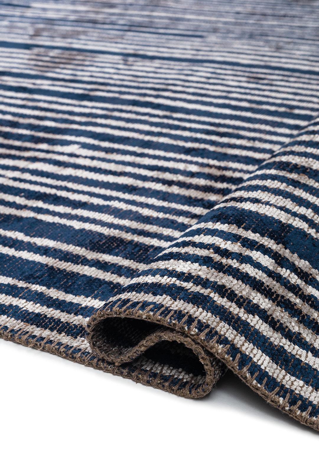 LUMOS DARK NAVY - LIGHT GREY RUG