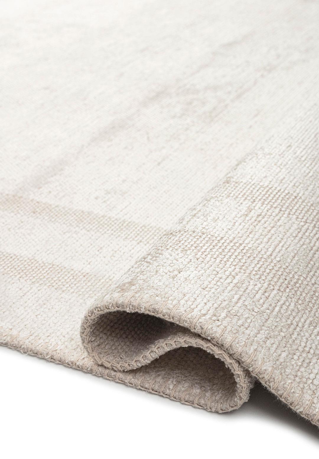 PARALLEL BORDER ECRU RUG