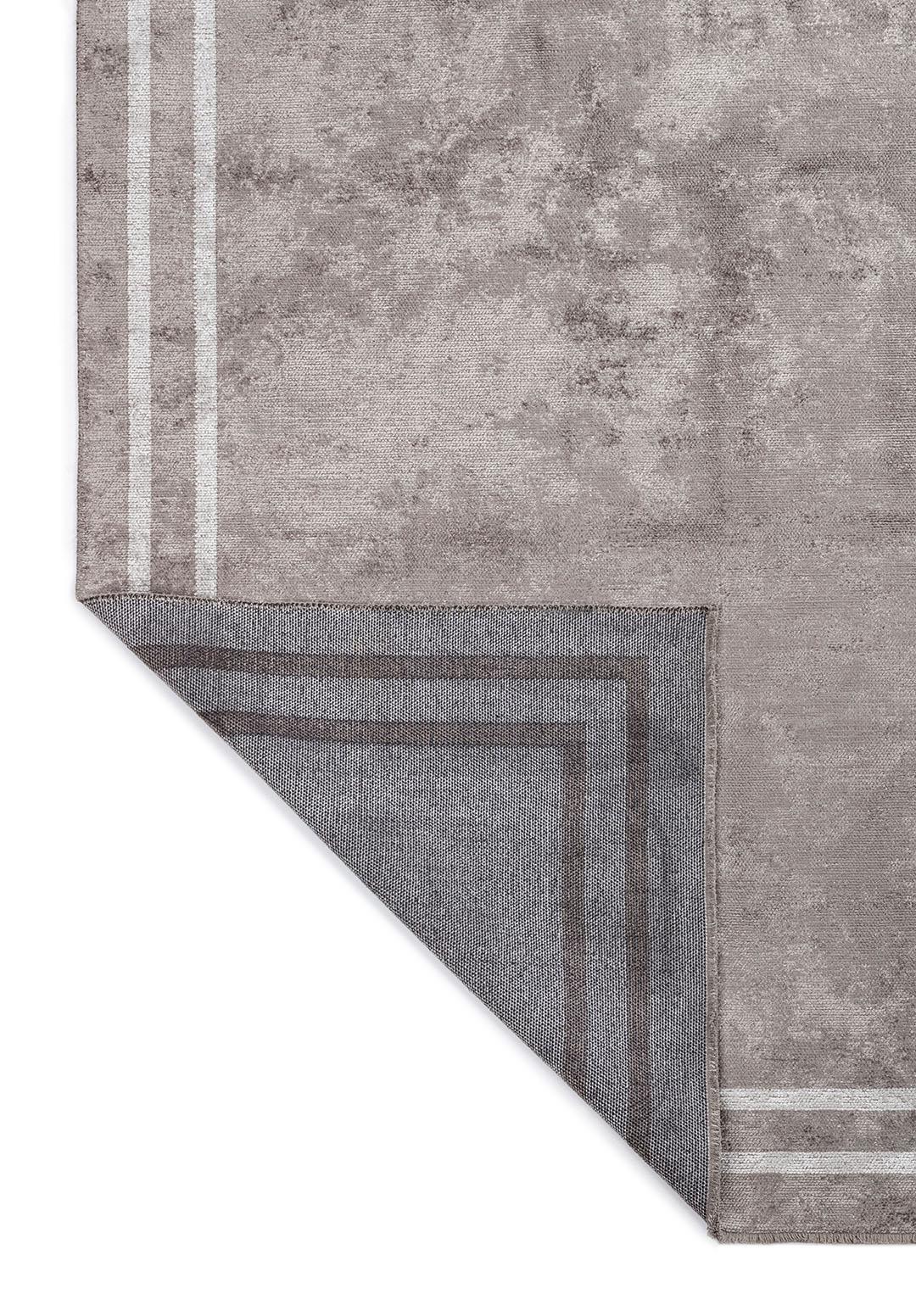 PARALLEL BORDER DARK GREY - LIGHT GREY RUG