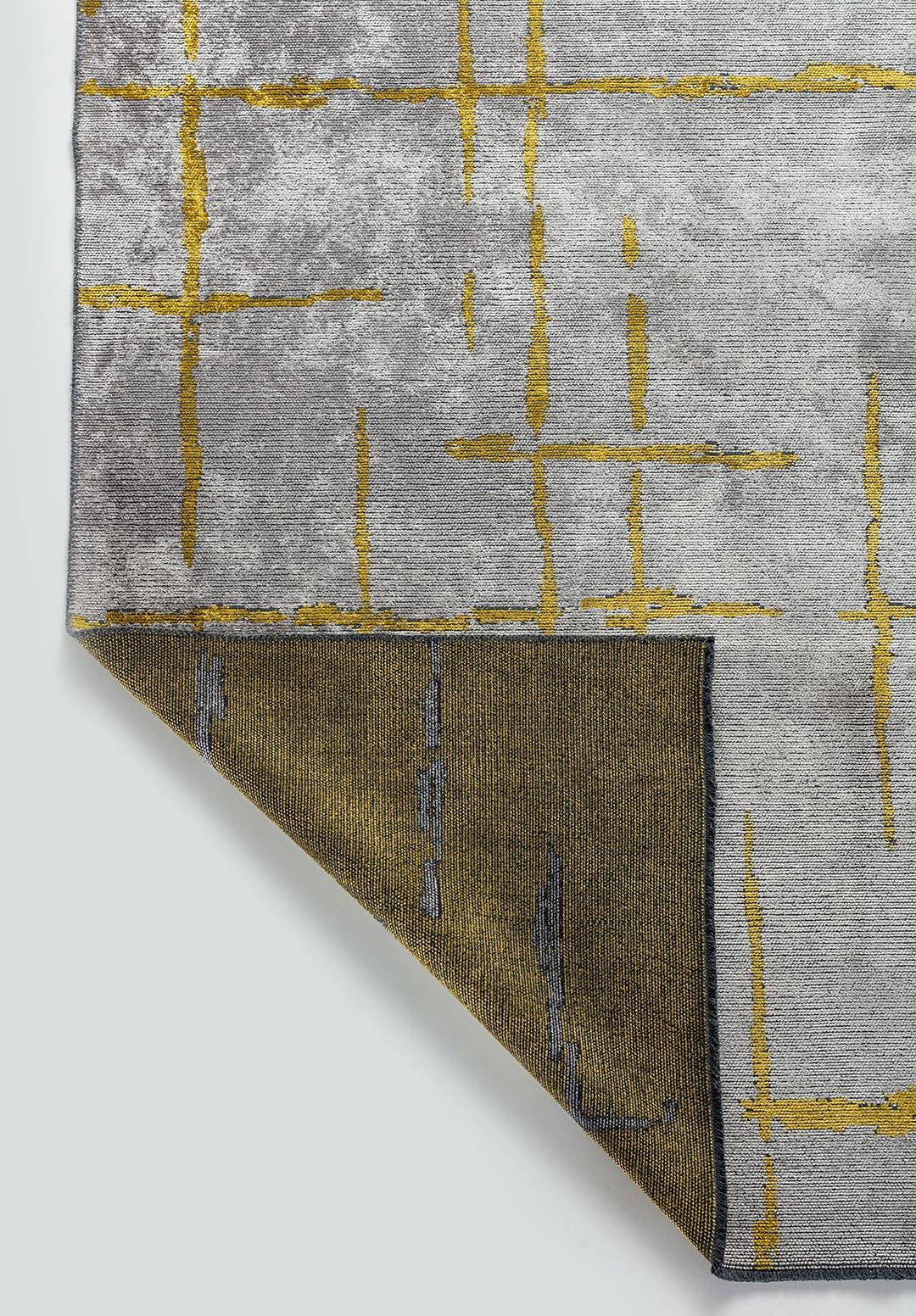 MARK YELLOW - LIGHT GREY RUG