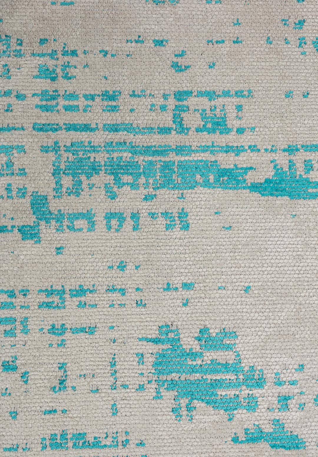 SPACE ECRU - TURQUOISE RUG
