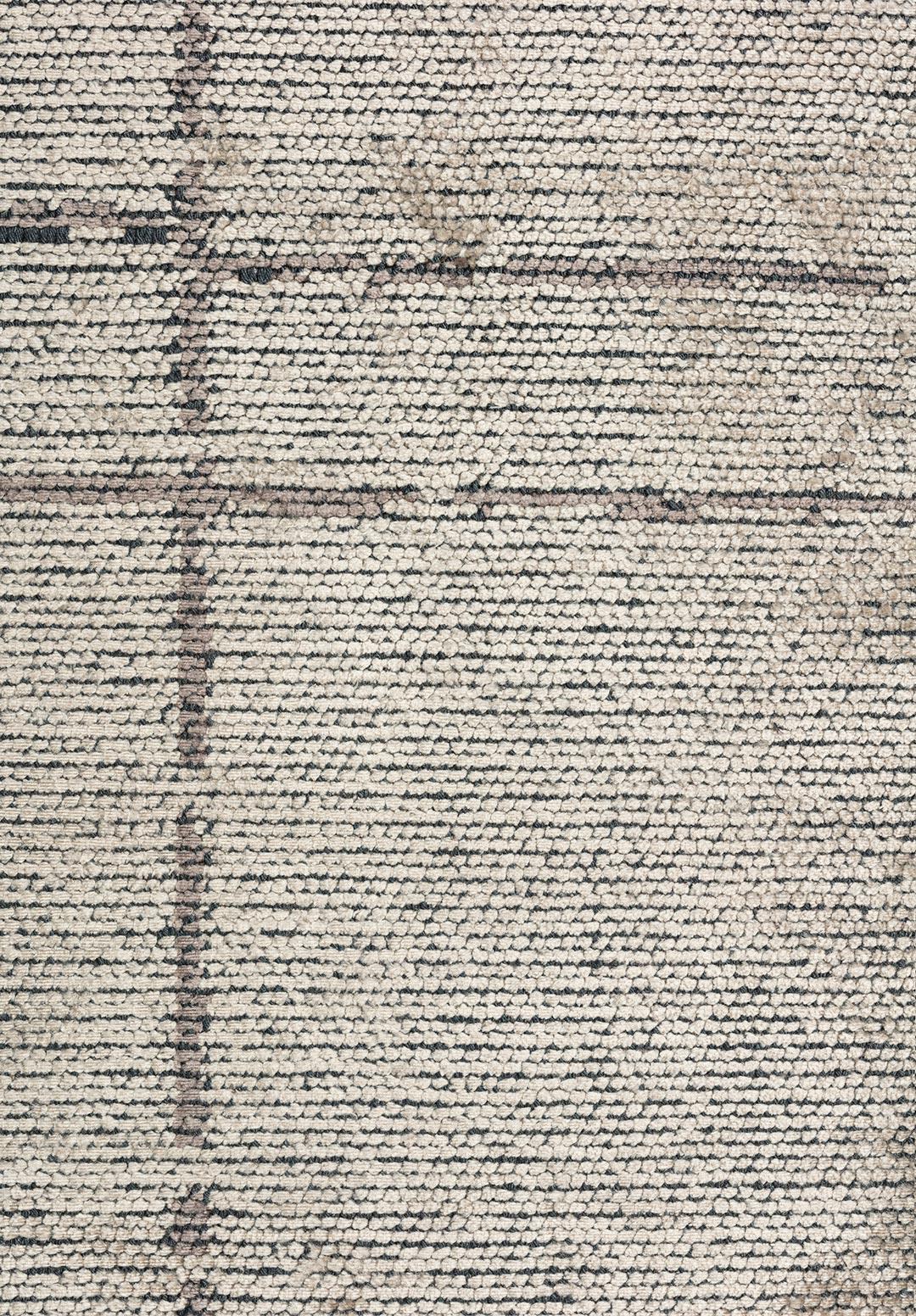 BARBER DARK GREY - CREAM RUG