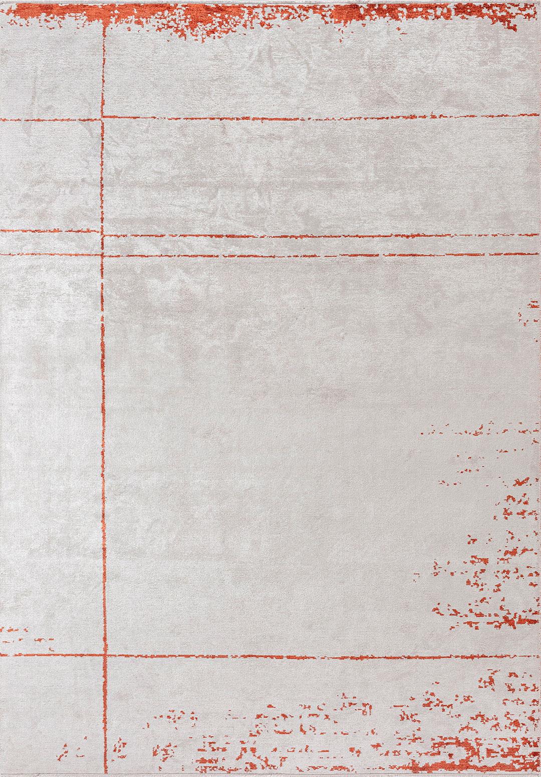 BARBER RUST - ECRU RUG