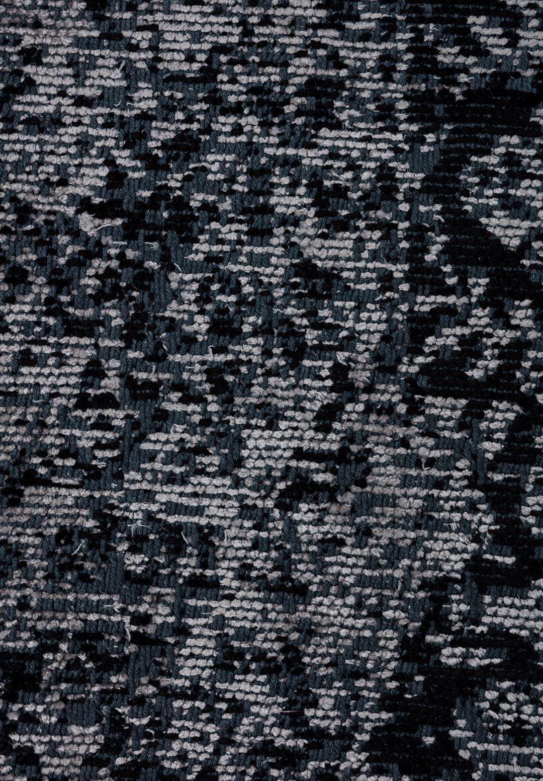 HERITAGE BLACK - LIGHT GREY RUG