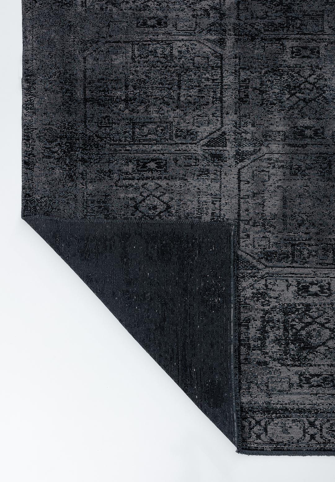 TILE BLACK - DARK GREY RUG