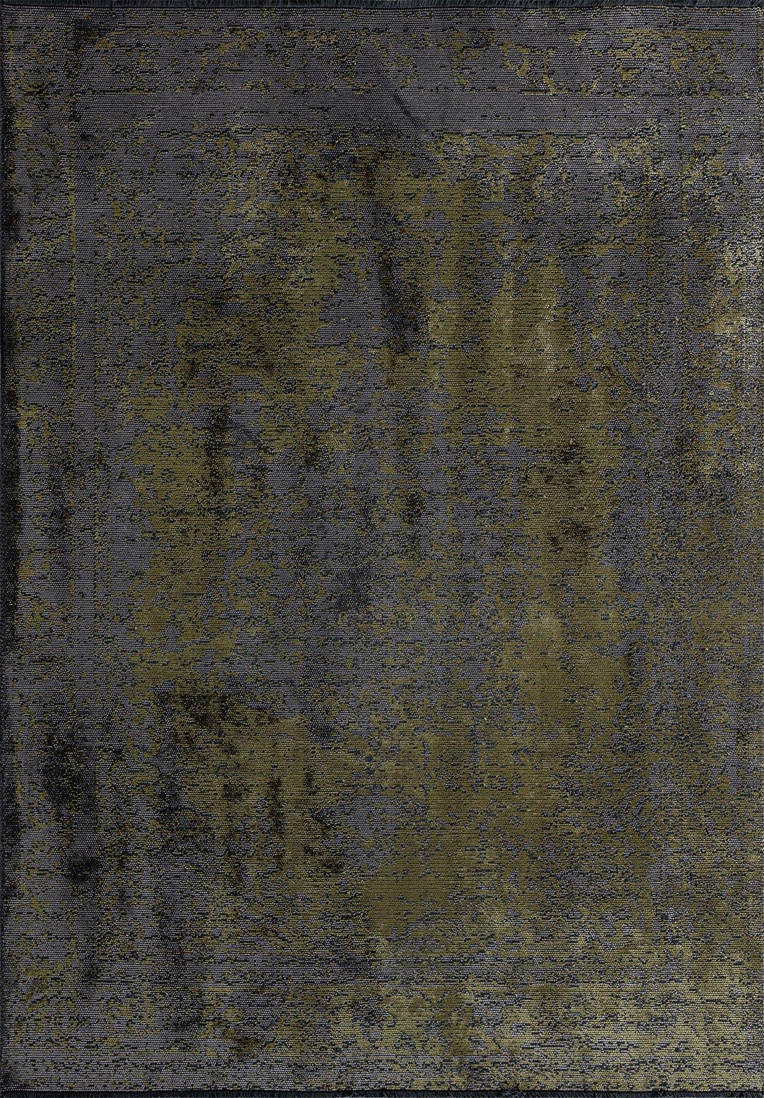 MEDALLION GREY - GREEN RUG