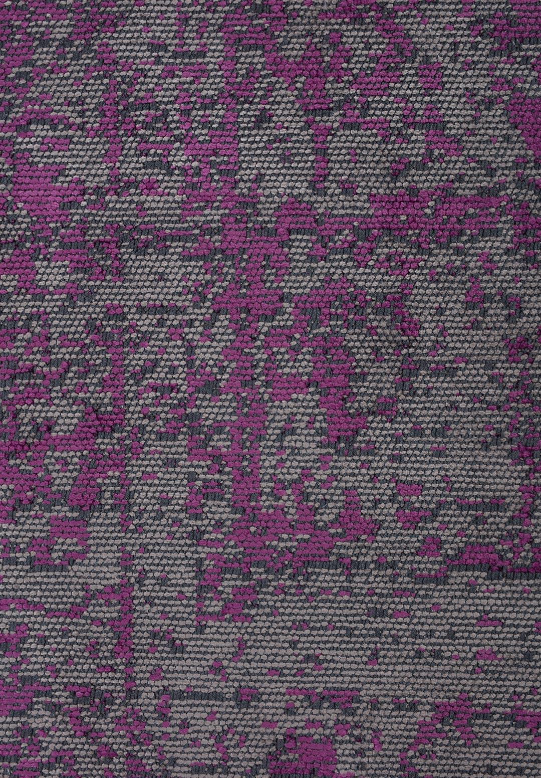 MEDALLION GREY - PURPLE RUG