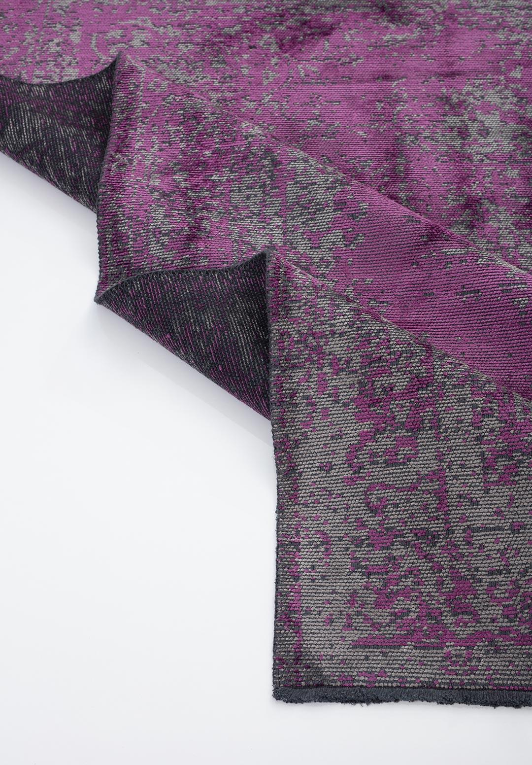 MEDALLION GREY - PURPLE RUG