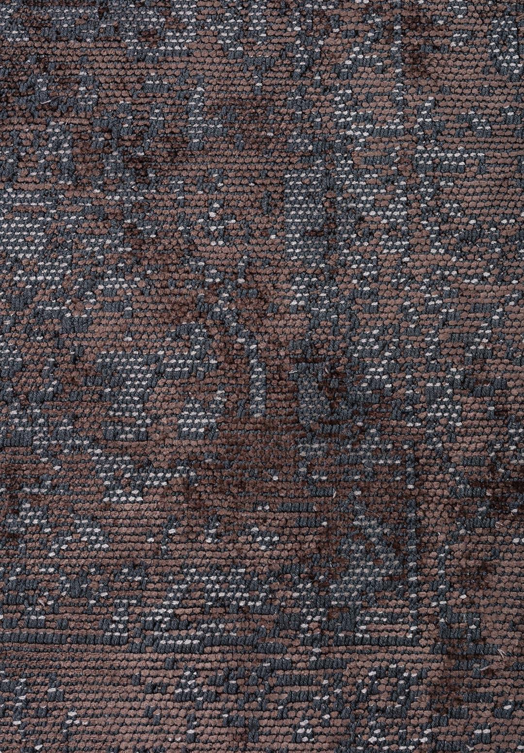 MEDALLION GREY - DARK MINK RUG