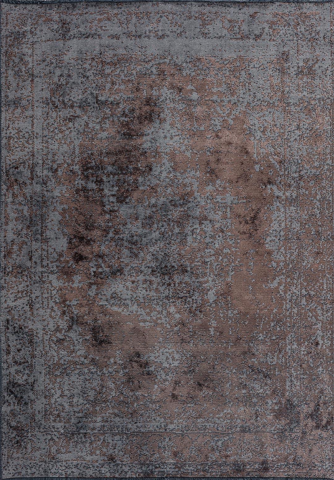 MEDALLION GREY - DARK MINK RUG