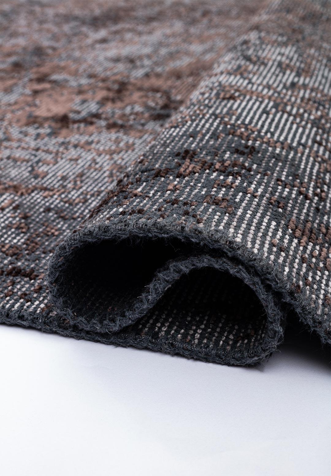 MEDALLION GREY - DARK MINK RUG