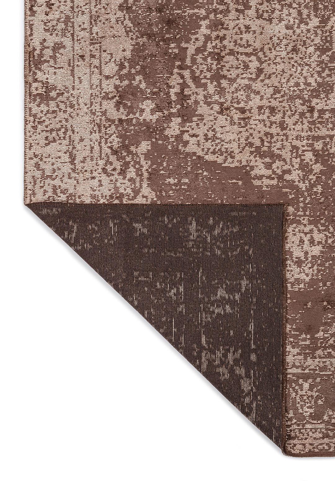 MEDALLION LIGHT CREAM - DARK MINK RUG