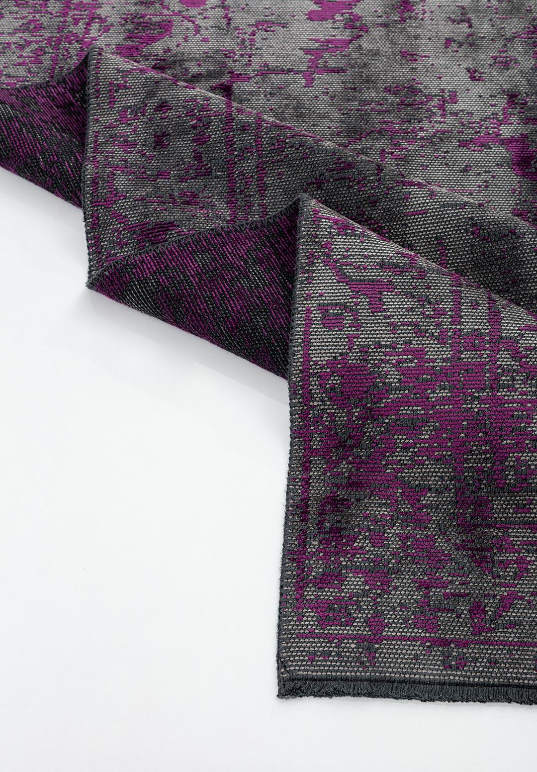 IVY GREY - PURPLE RUG