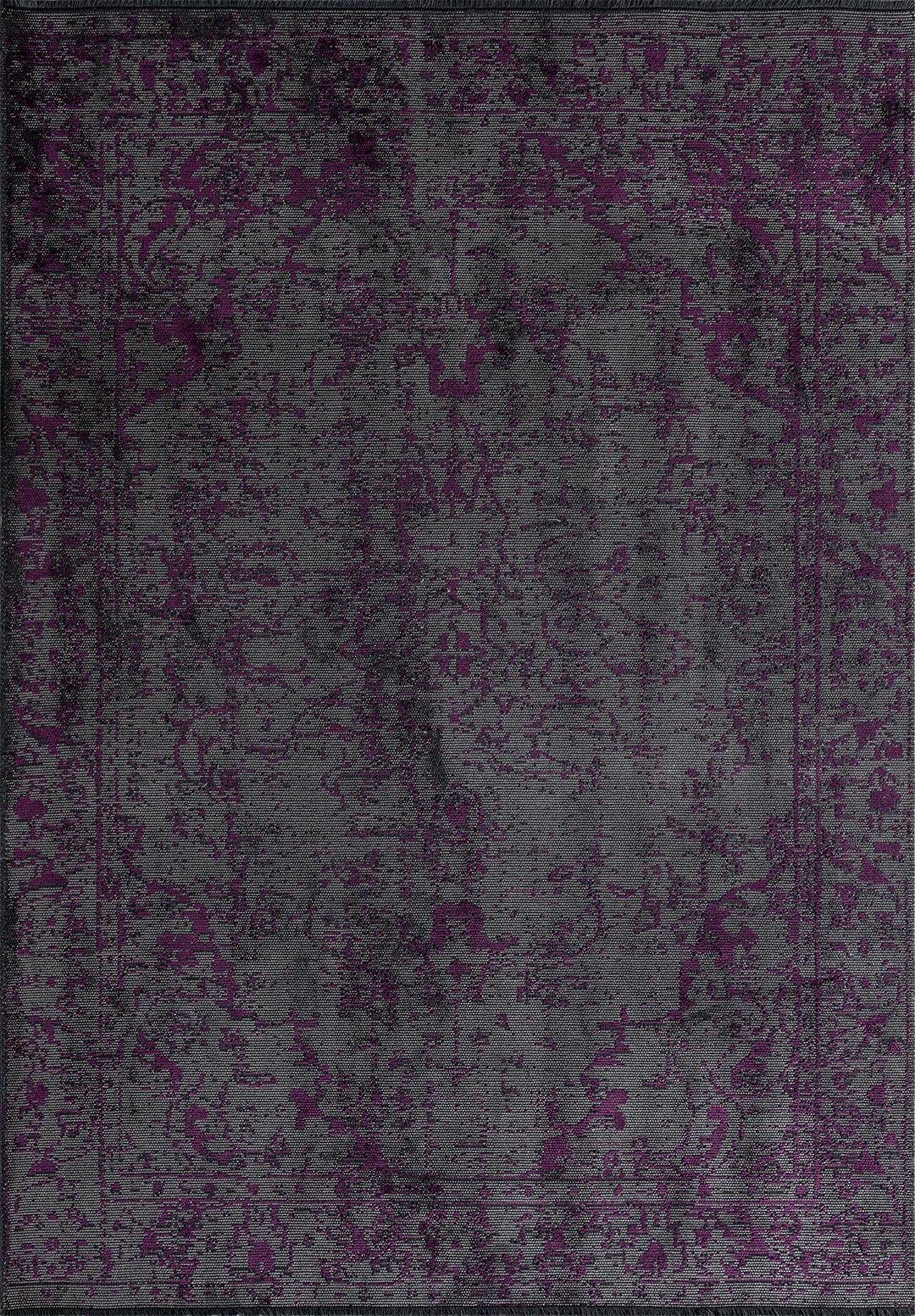 IVY GREY - PURPLE RUG