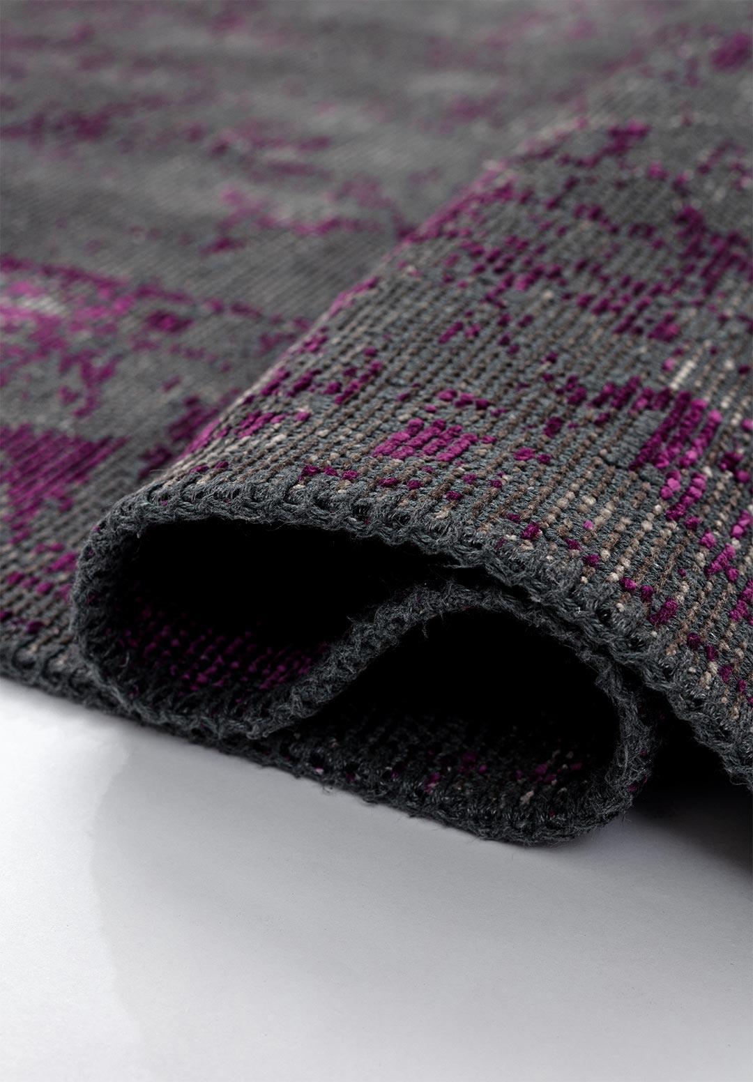 IVY GREY - PURPLE RUG