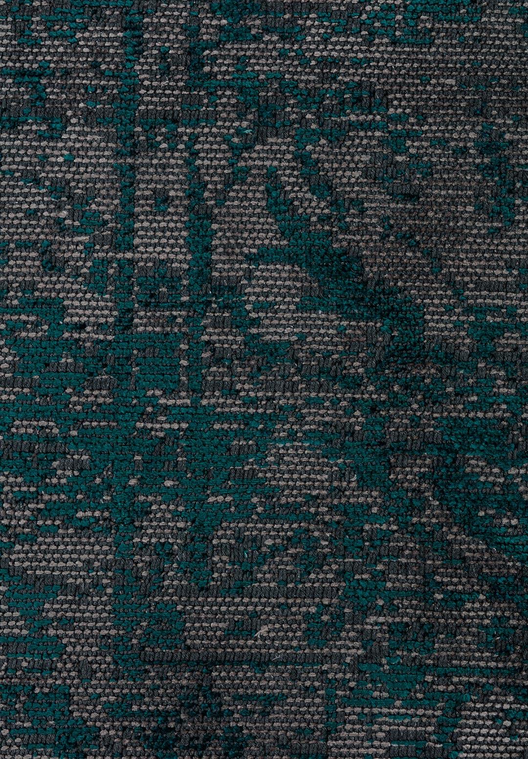 IVY GREY - DARK TURQUOISE RUG
