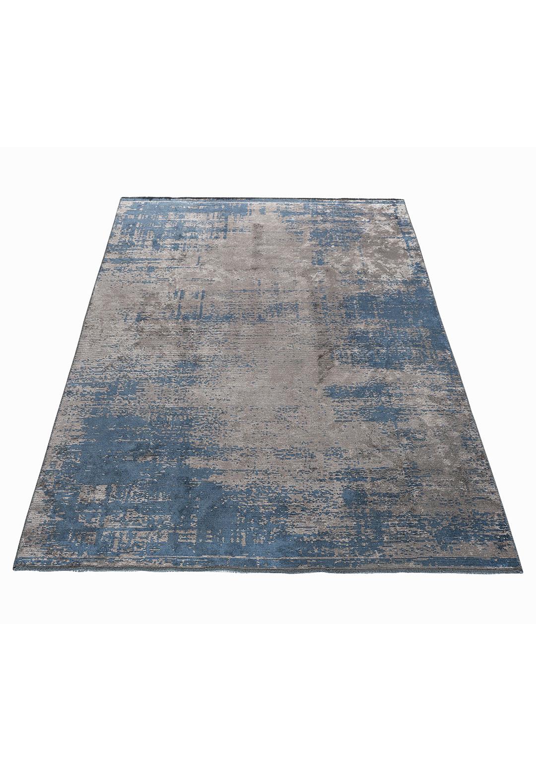 SURFACE NAVY BLUE - DARK GREY RUG