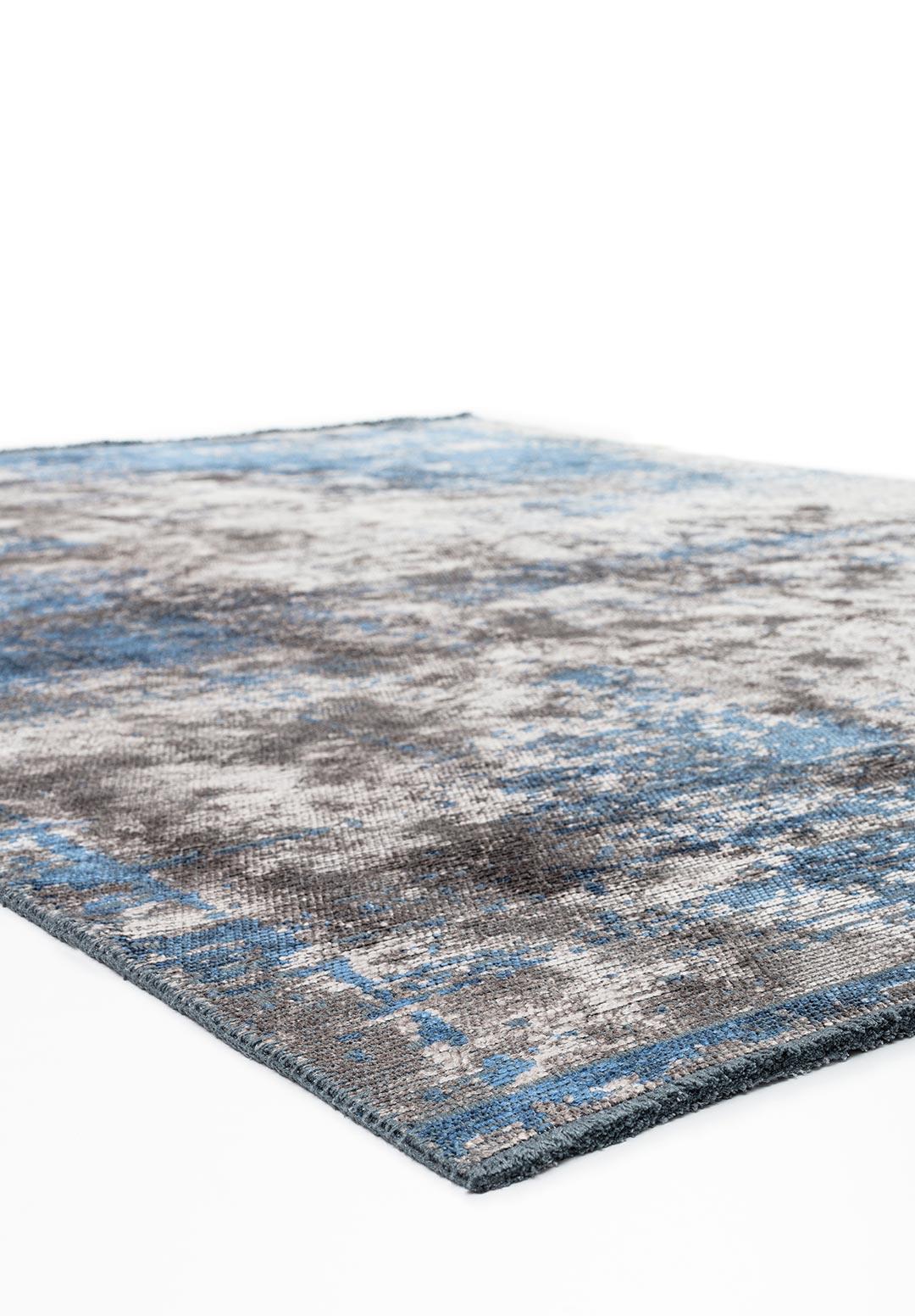 SURFACE NAVY BLUE - DARK GREY RUG
