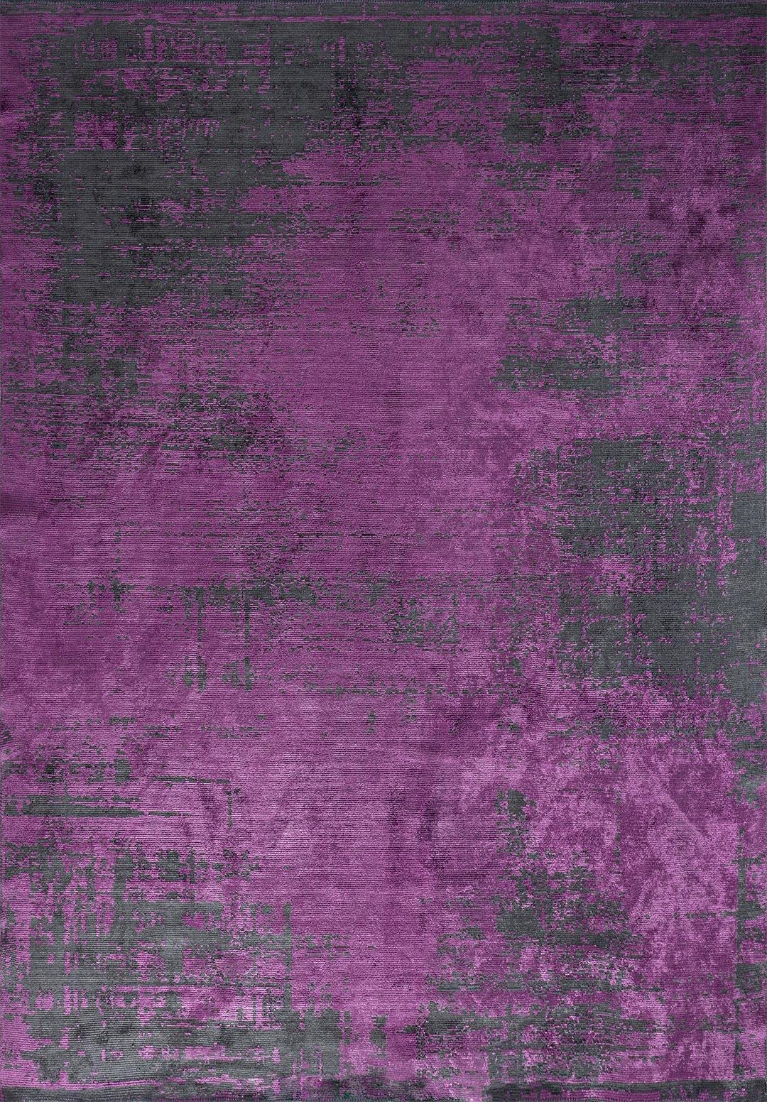 SURFACE CHARCOAL - PURPLE RUG