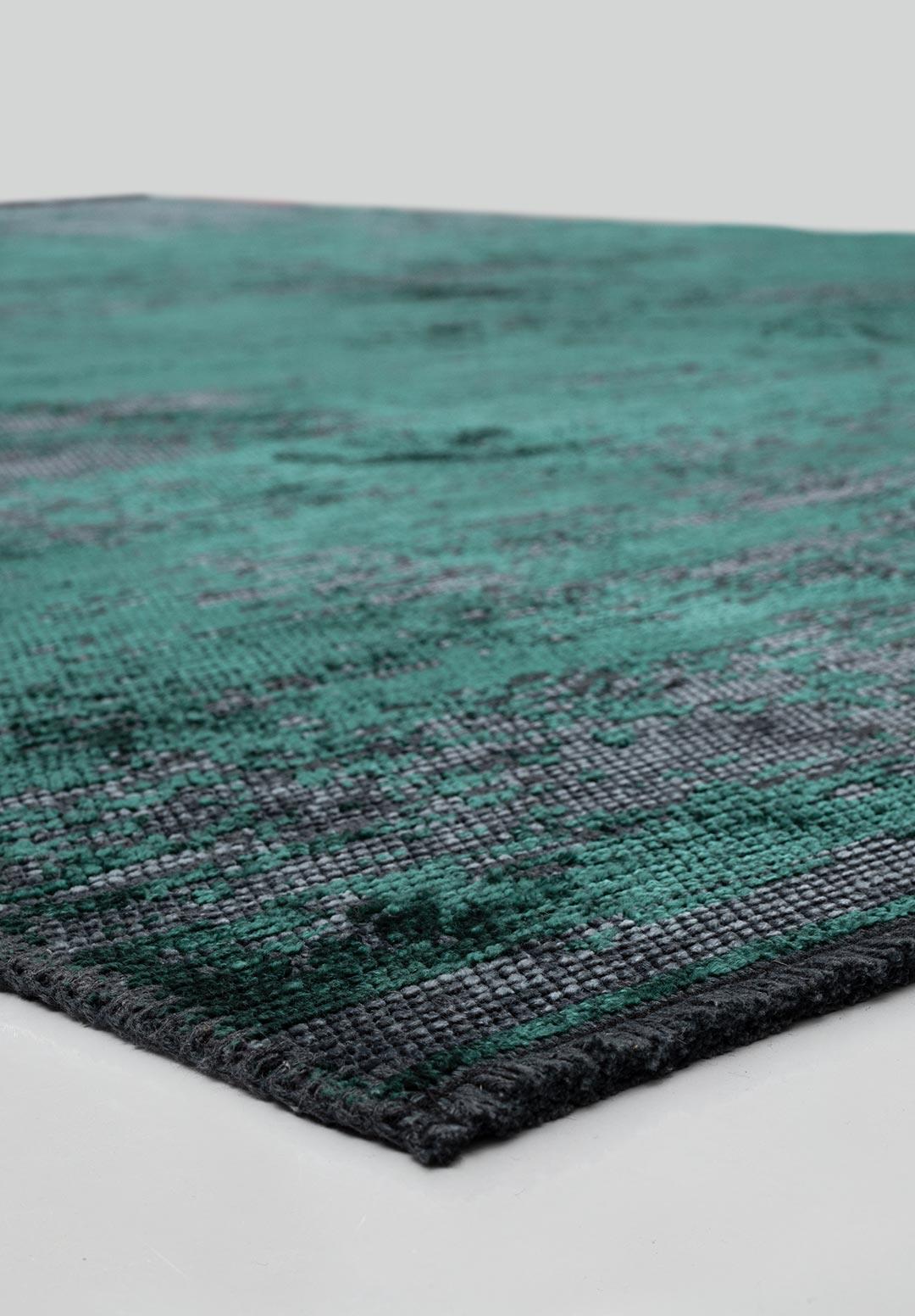 SURFACE BLUE - DARK GREEN RUG