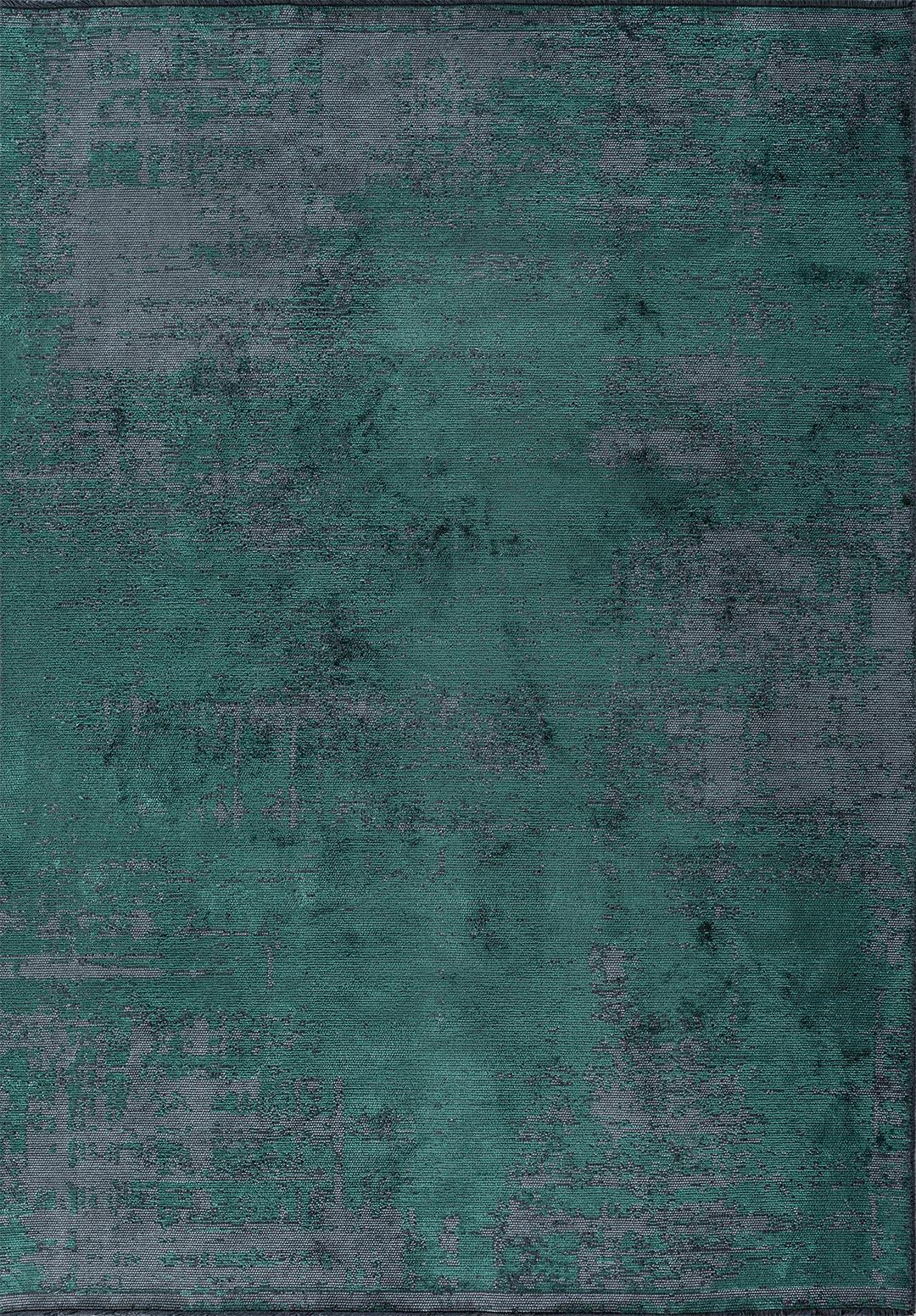 SURFACE BLUE - DARK GREEN RUG