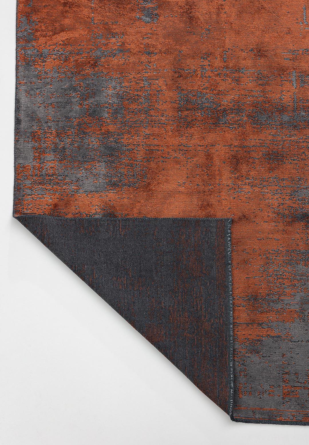 SURFACE GREY - RUST RUG