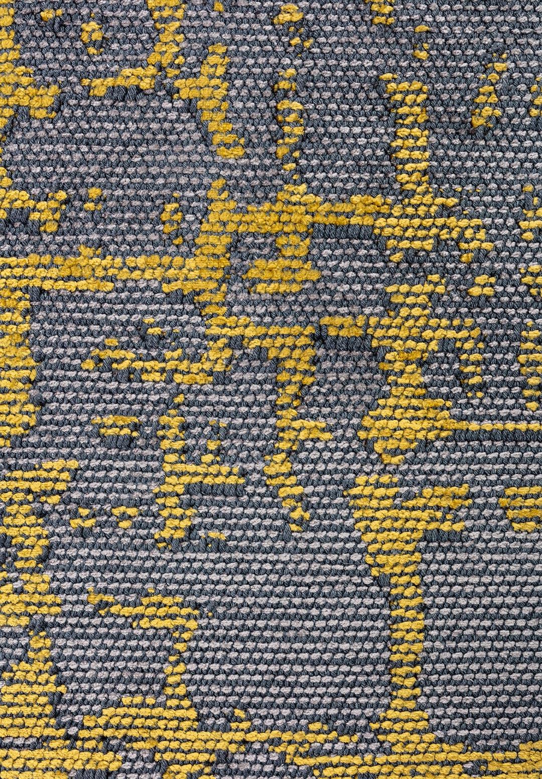 SPARK GREY - YELLOW RUG