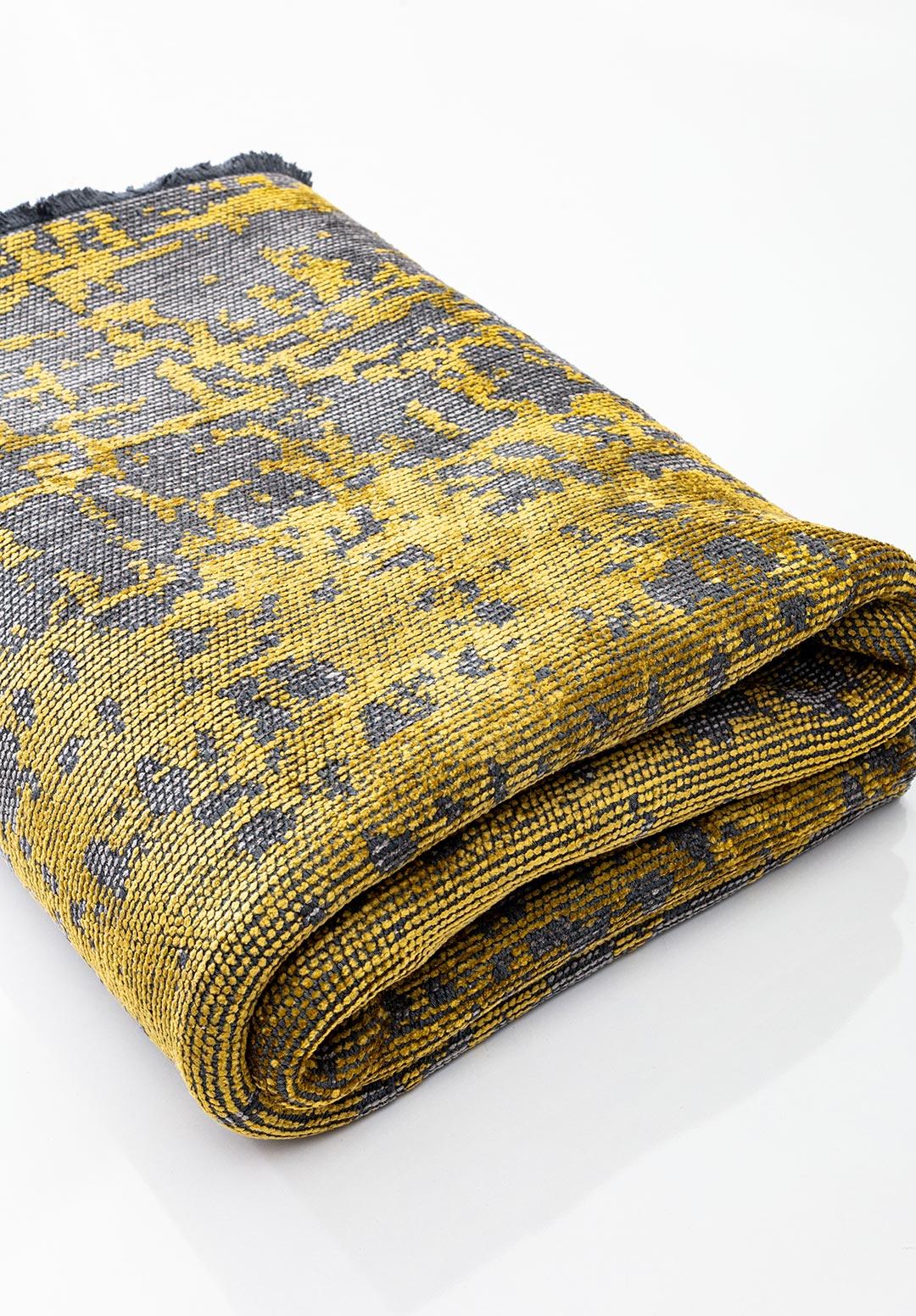 SPARK GREY - YELLOW RUG