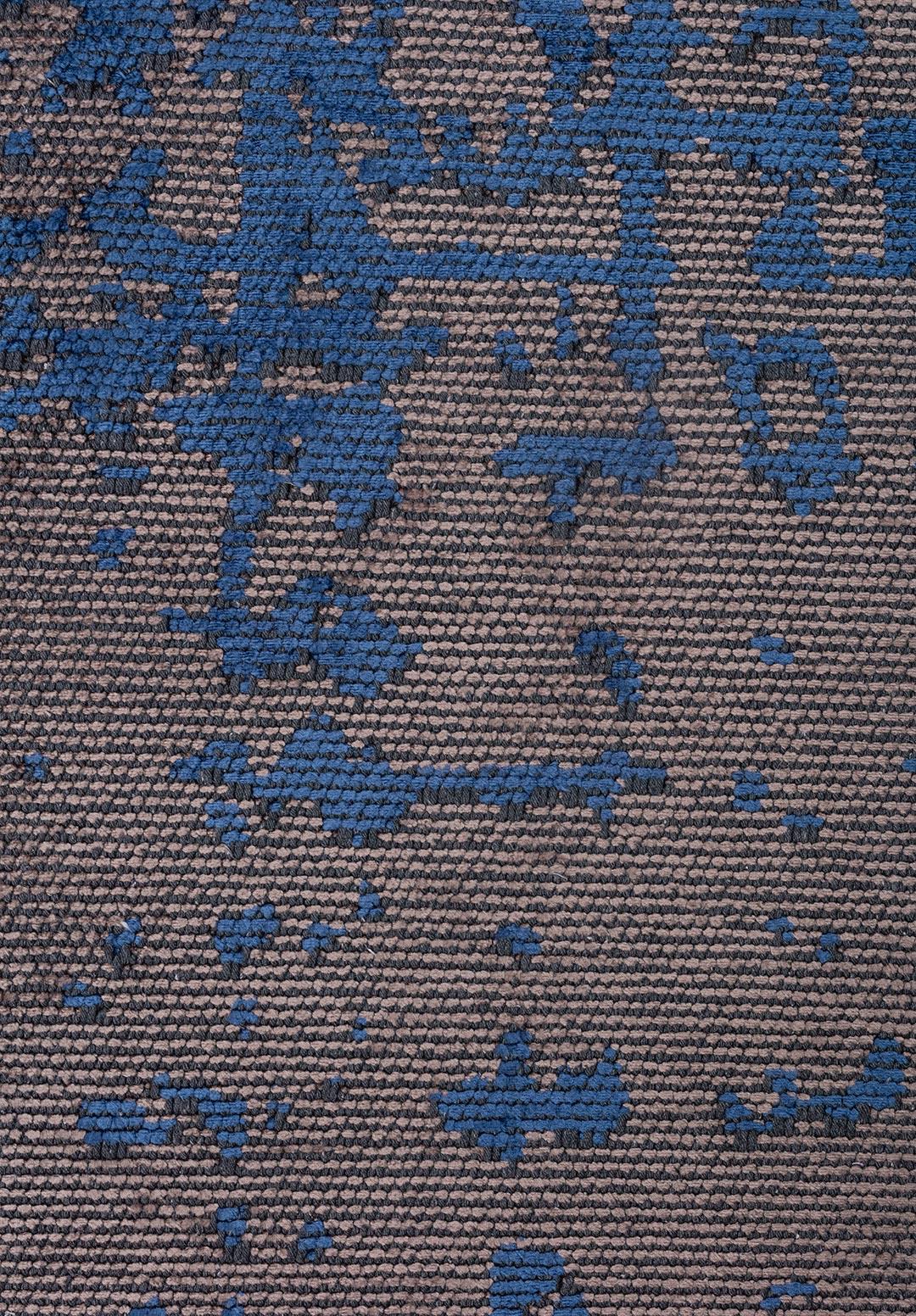 SPARK DARK GREY - NAVY BLUE RUG