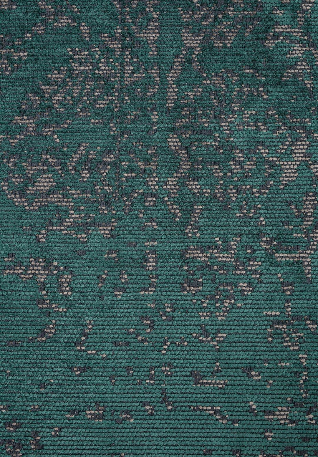 CLASSY BEIGE - DARK GREEN RUG