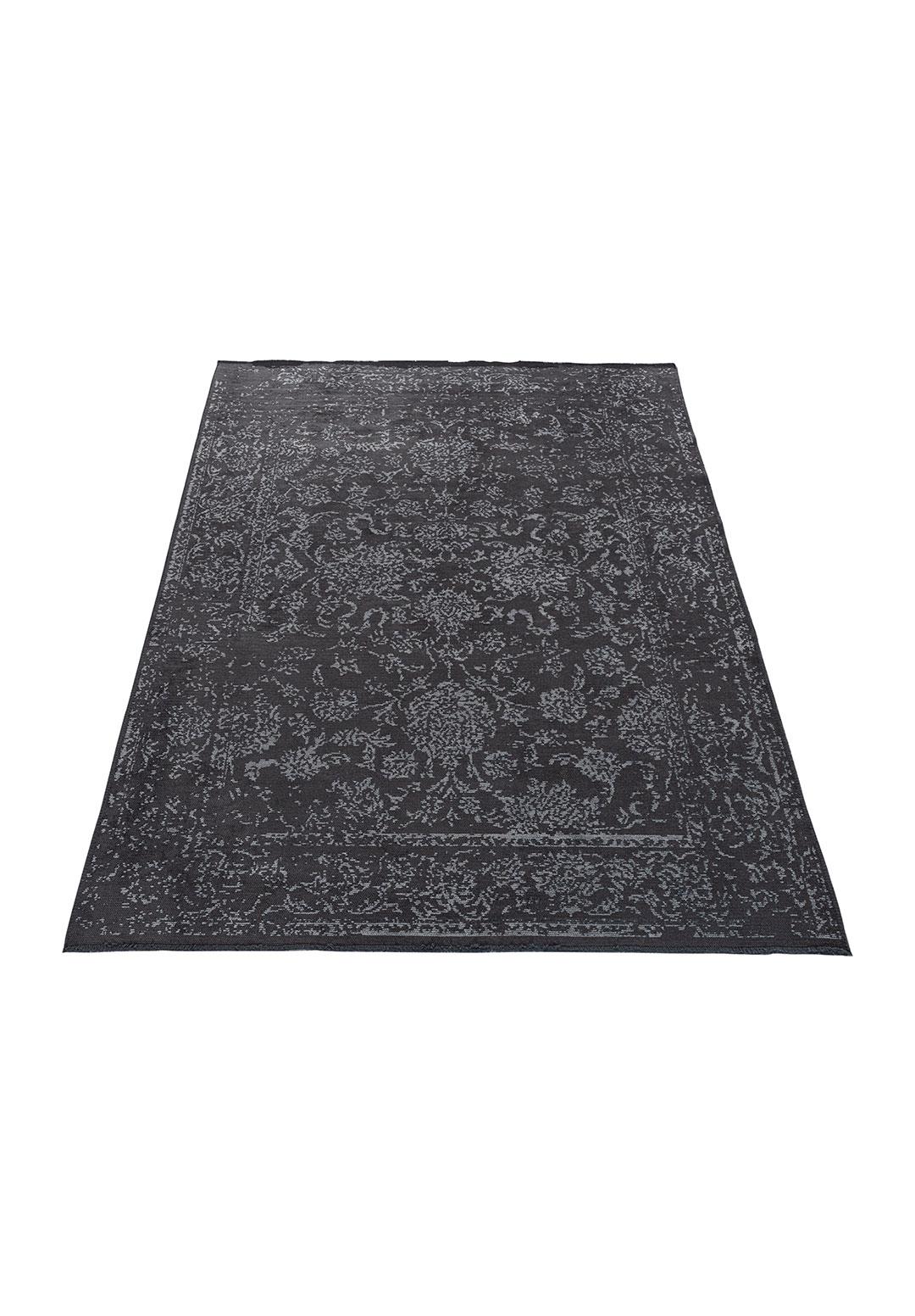 CLASSY ICE BLUE - CHARCOAL RUG