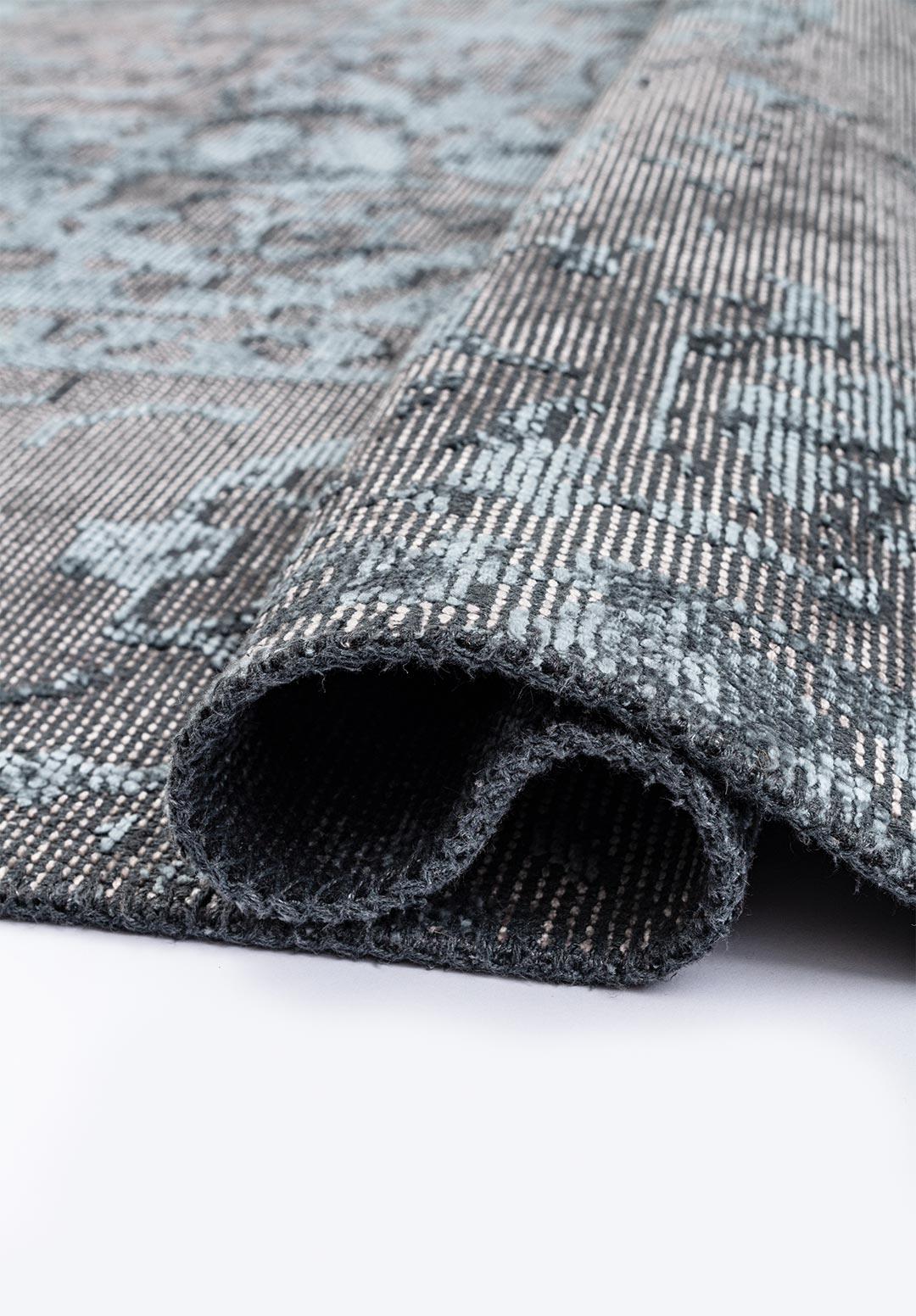 ANTIQUE BLUE - GREY RUG