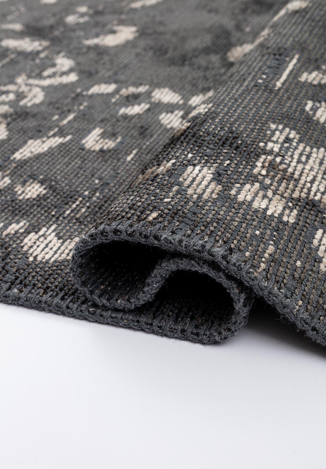 FLORA BEIGE - ANTHRACITE RUG