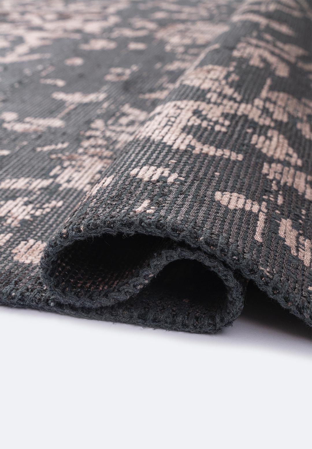 FLORA COPPER - CHARCOAL RUG