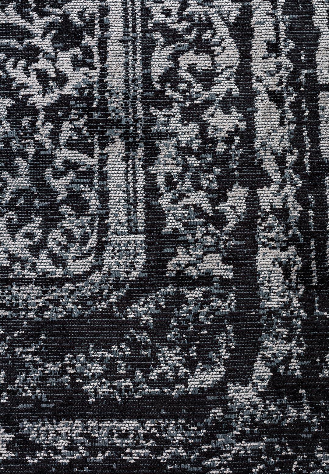 BABYLON BLACK - GREY RUG