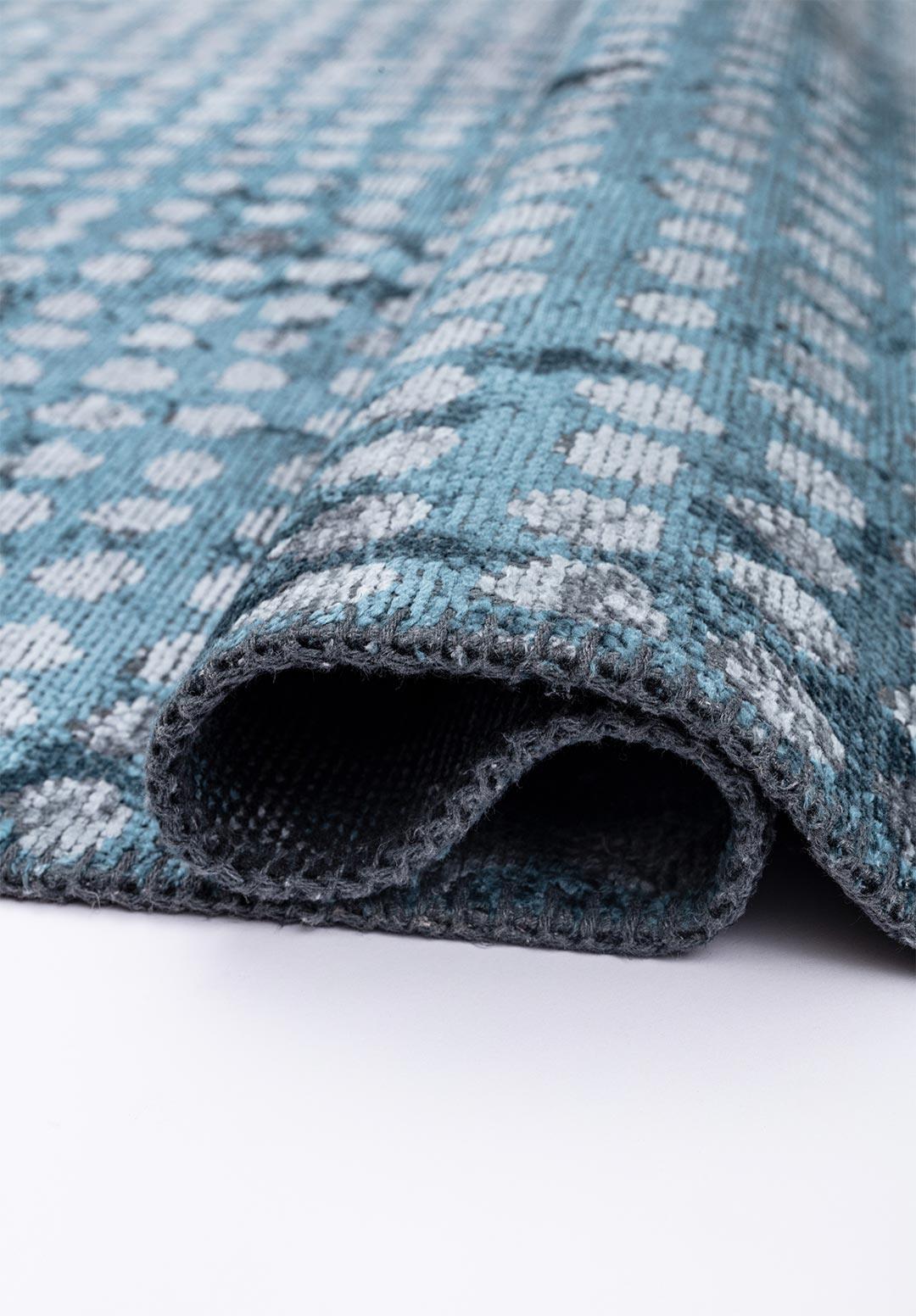 DOTS PETROL - BLUE RUG