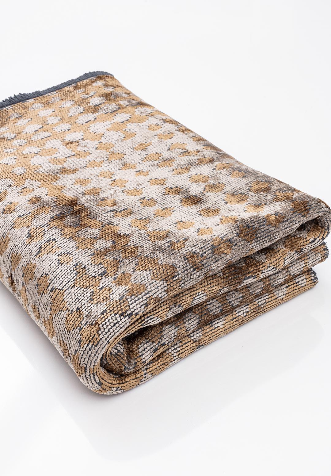 DOTS LIGHT BROWN - BEIGE RUG