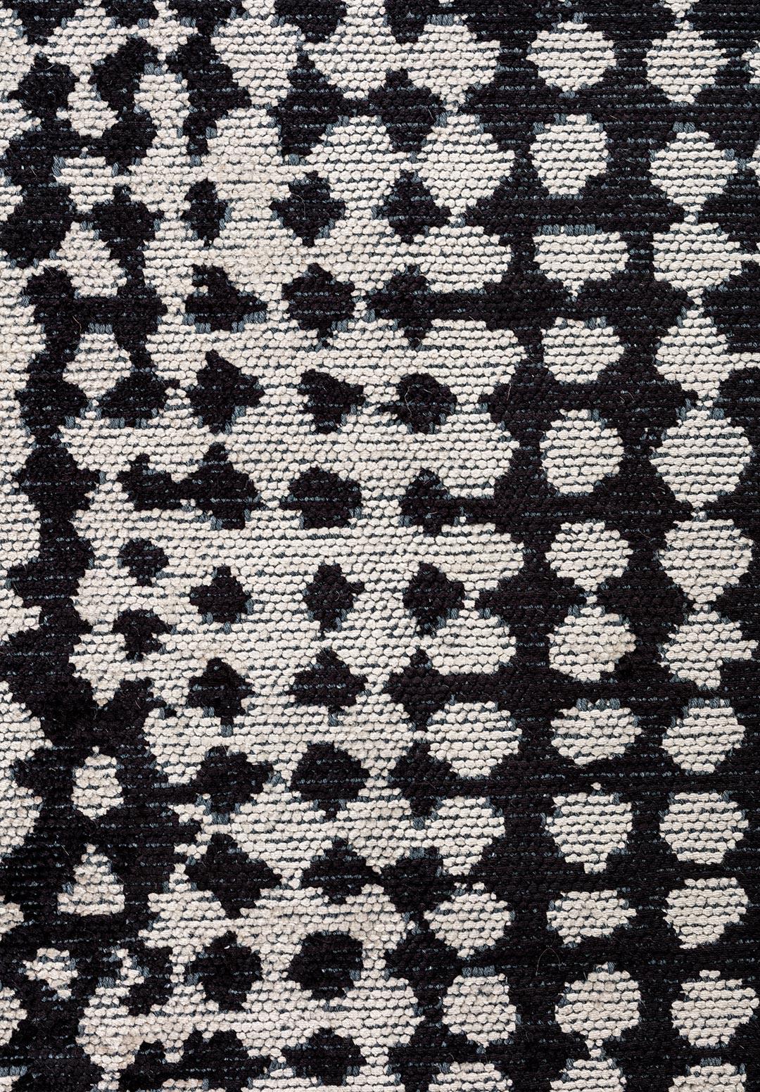 DOTS BLACK - CREAM RUG