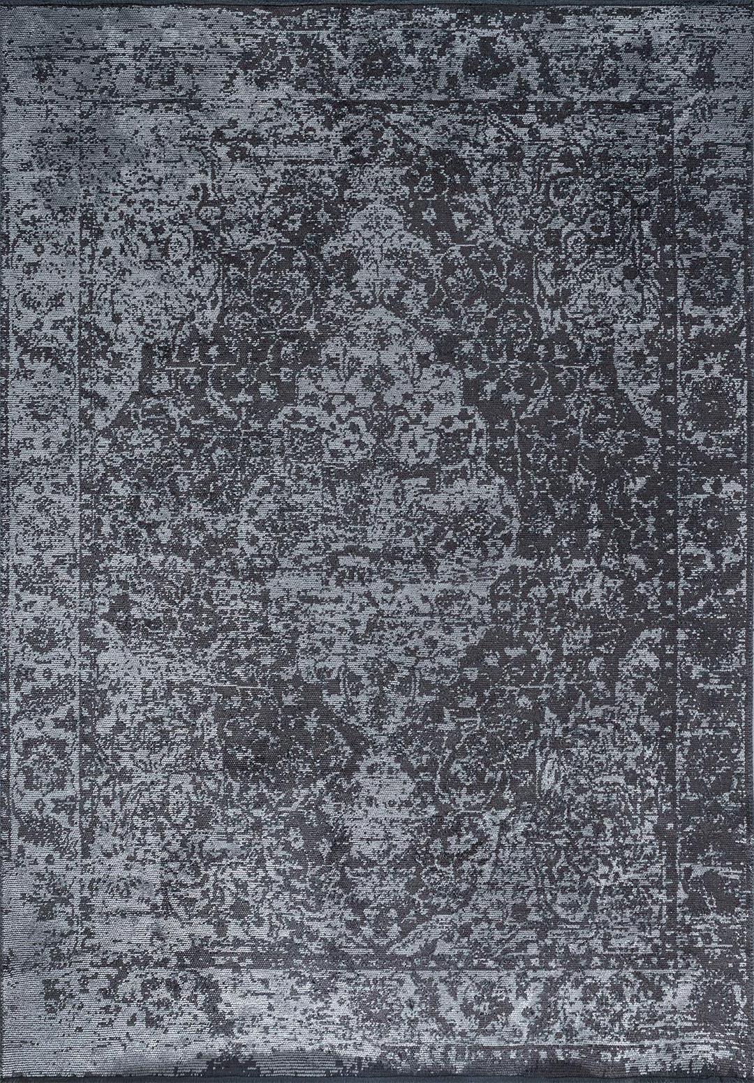 GLORY ICE BLUE - CHARCOAL RUG