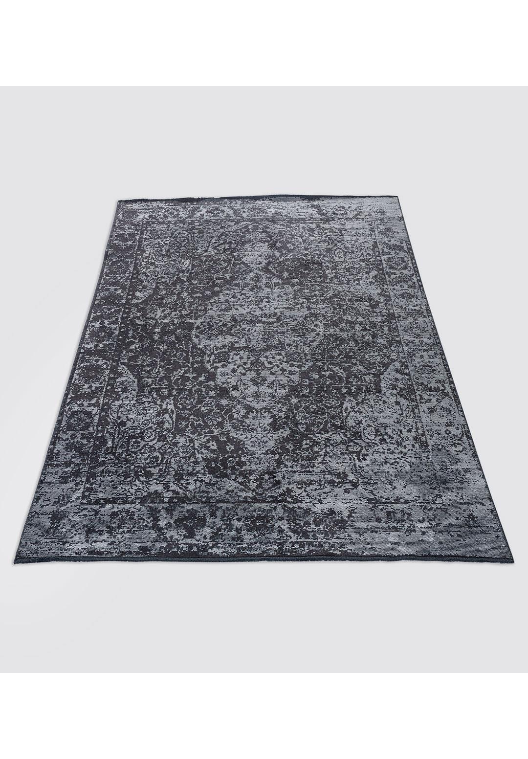 GLORY ICE BLUE - CHARCOAL RUG